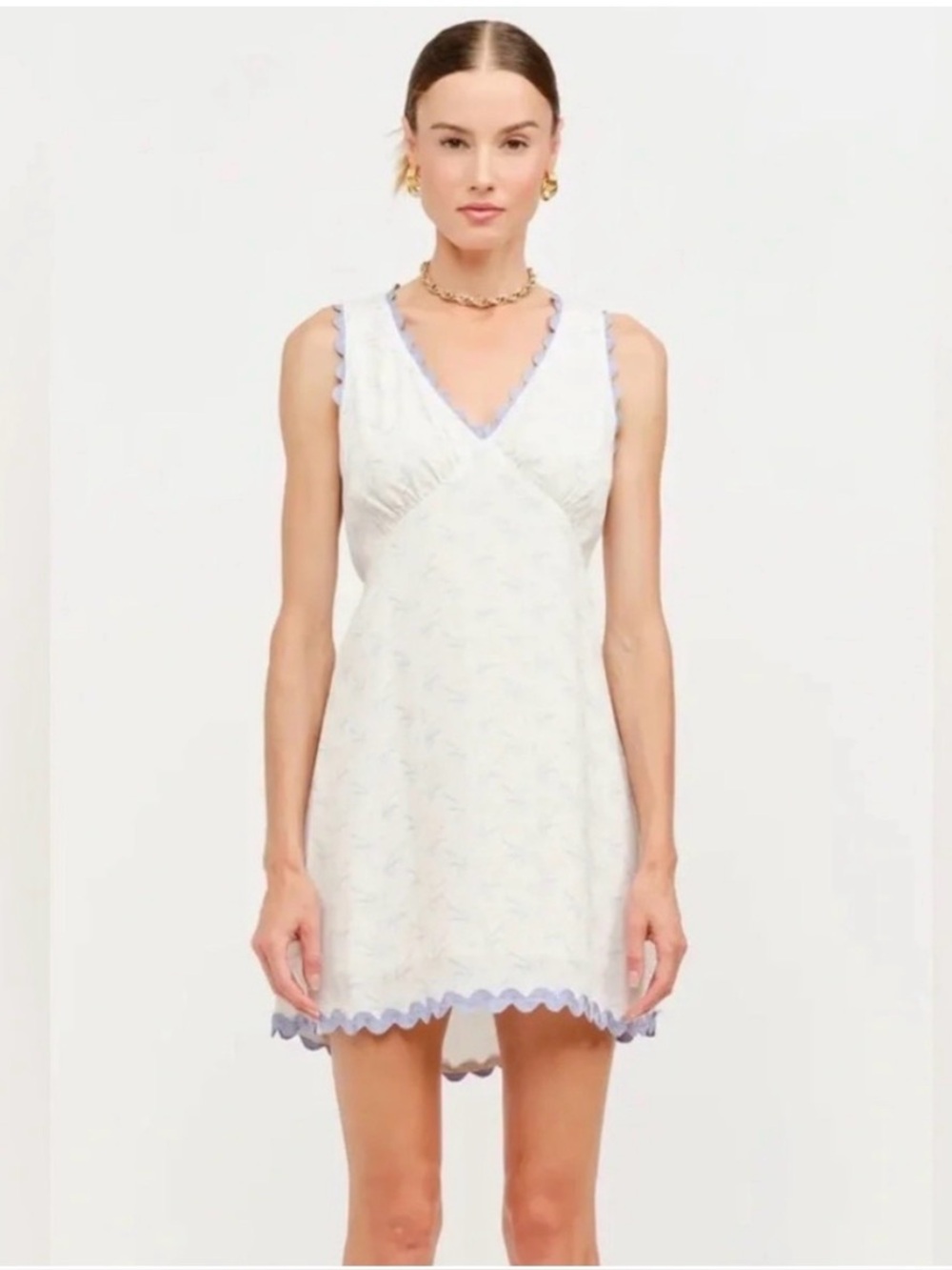 Sofie the Label dainty feminine coquette romantic mini dress XS